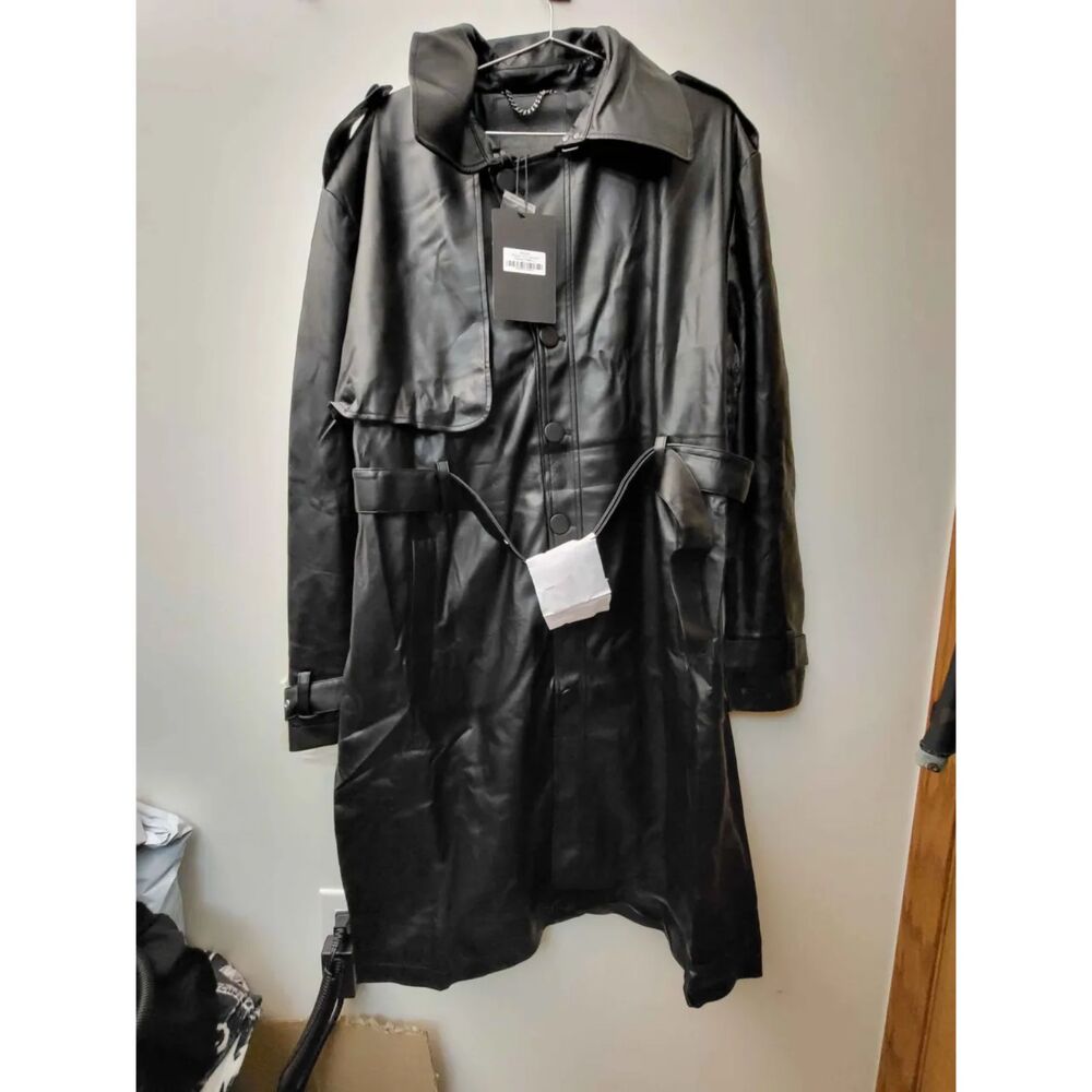 Killstar black skater trench coat not opened from 2023